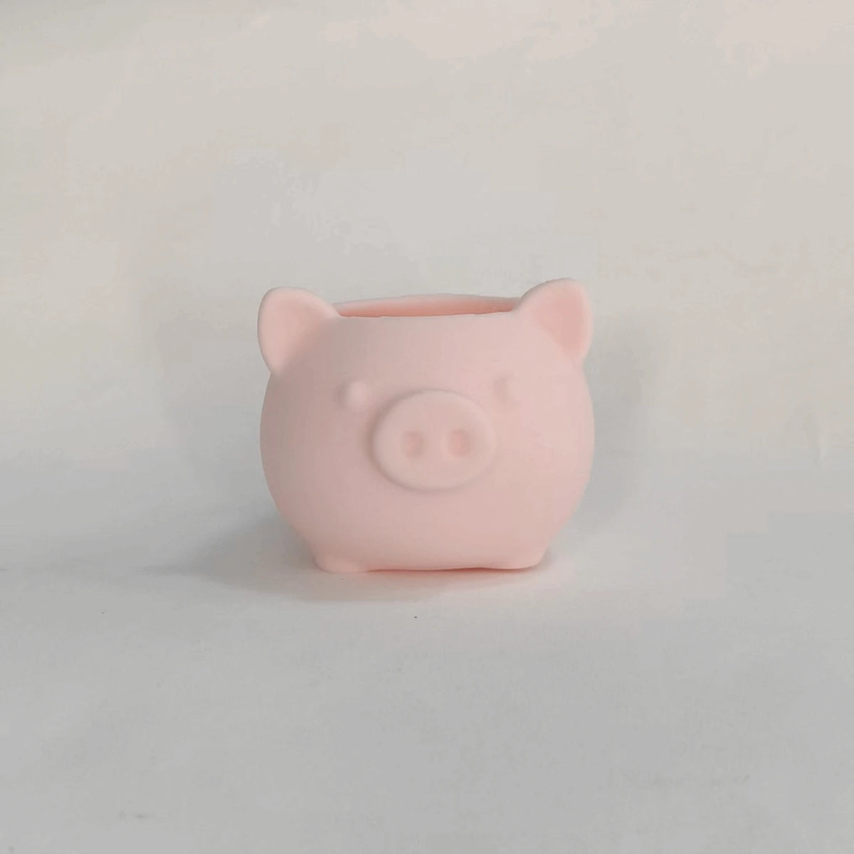 pot fleurs forme cochon rose post it lapins pâques succulentes mignon décoration table balcon