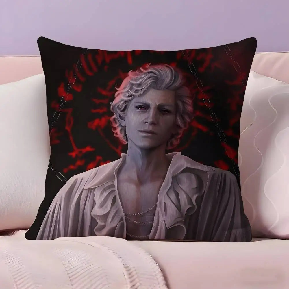 taie d'oreiller animée personnage floral rouge blanc maison hospitalière polyester opacité