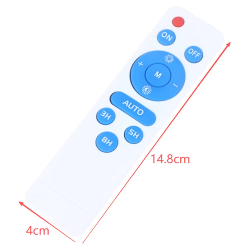 télécommande sans fil éclairage led lampes solaires projecteurs blanc bleu rouge moderne