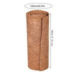 tapis fibre coco marron clair rustique sol jardin texture naturelle non uniforme