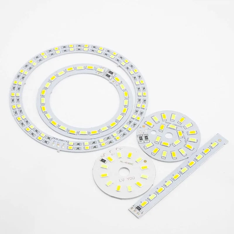plaque led circulaire blanc diodes 5w 10w 30w dimmable moderne câble usb adaptateur secteur