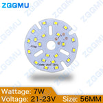 plaque led 7w 48mm 56mm 65mm smd2835 adhésif blanc neutre moderne câble électrique��
