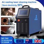 machine laser nettoyage rouille peinture oxyde portable écran tactile lance pistolet câble gris certification