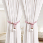 rideaux polonais moderne blanc rose gris bleu adhésifs chanvre élégants