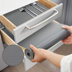 tapis rangement gris rayures horizontales moderne imperméable eva 100x45cm 200x45cm 300x45cm 500x45cm