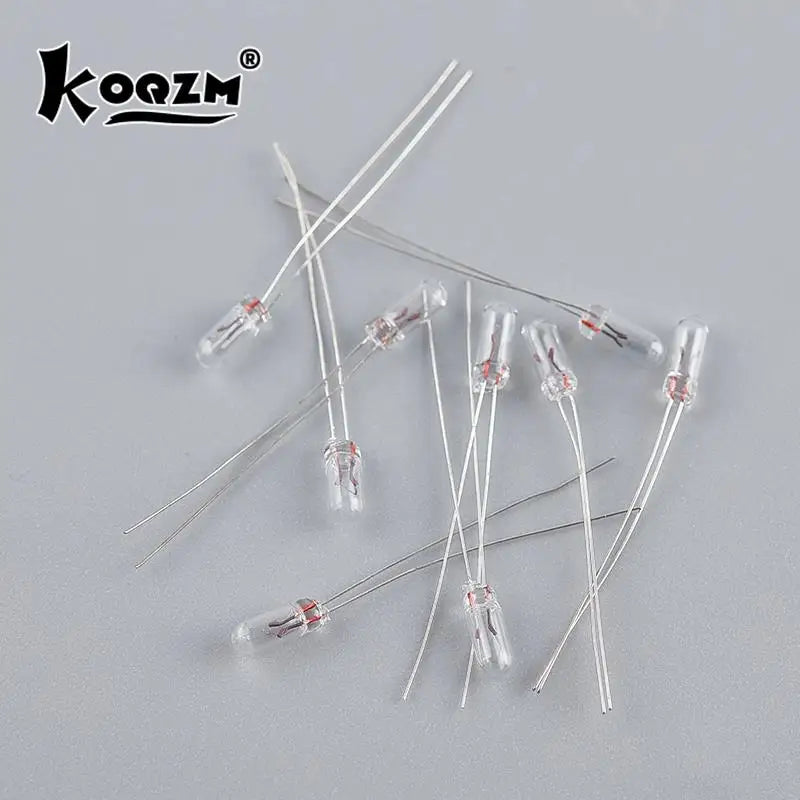 ampoules diodes électroluminescentes transparentes classiques 3mm 4mm 1v 3v 6v 9v 12v 24v set