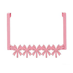 porte clés porte sacs moderne clips coeurs nœuds rose pastel fixations clips utilisation multiple