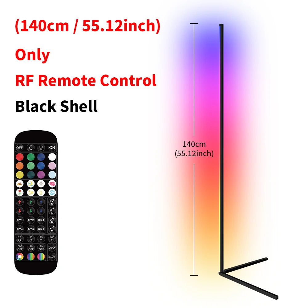 lumière ambiancé LED multicolore moderne télécommande app controle ambiance chambre minimaliste
