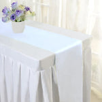 chemin table ruban satin uni décoration mariage banquet fête longue décoration table moderne