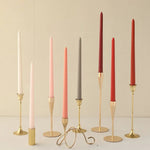bougies mariage rouge orange gris vert bleu rose marron beige violet blanc moderne