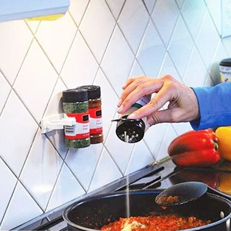 Support de rangement mural modulable pour petites cuisines