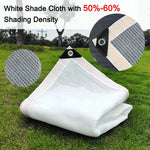 voile d'ombrage blanche protection solaire extérieur maille opaque terrasse jardin balcon