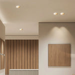 Spot LED Blanc Mat Anti éblouissement Gypse Moderne Salon Chambre Éclairage LED GU10