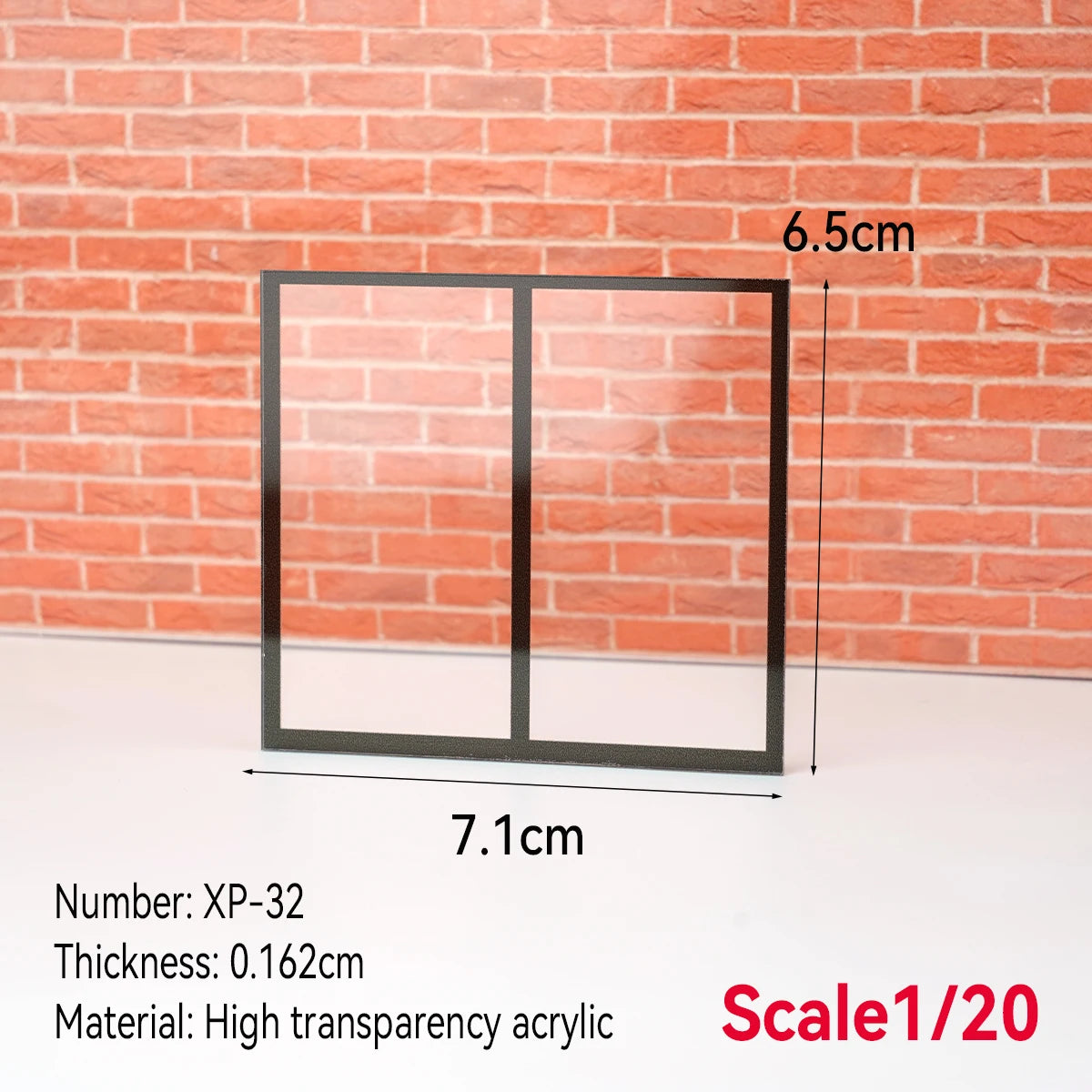 fenêtres transparentes acrylique sections architecturales dioramas construction bâtiments matériaux décoration maison DIY