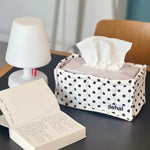 panier rangement tissu bleu rayures moderne blanc jaune multifonctionnel respectueux environnement
