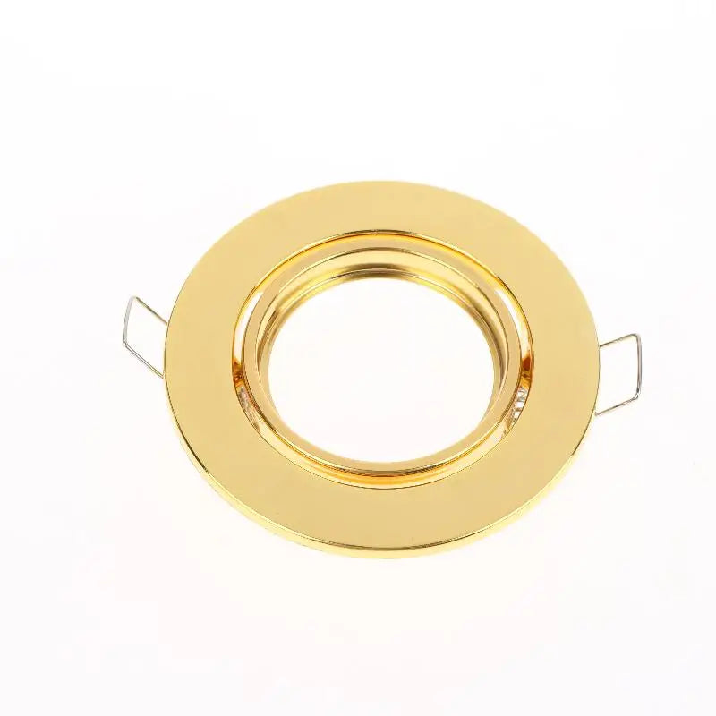 spots led noir blanc doré modernes clips vis round lisses