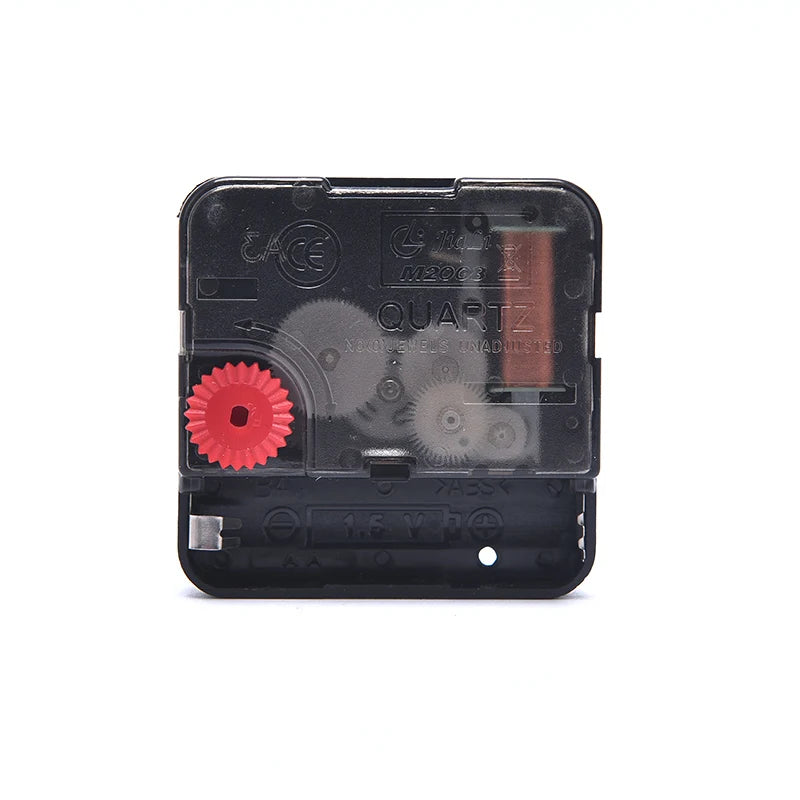 mouvement montre quartz aiguilles noires rouges dorées plastique métal moderne réparation diy bricolage kit