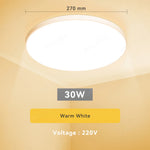 lampe led moderne blanc 220v acrylique abs surface cuisine salon chambre