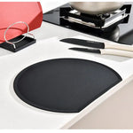 planches découpe rouge noire moderne adhésive couteau cuisine silicone flexible