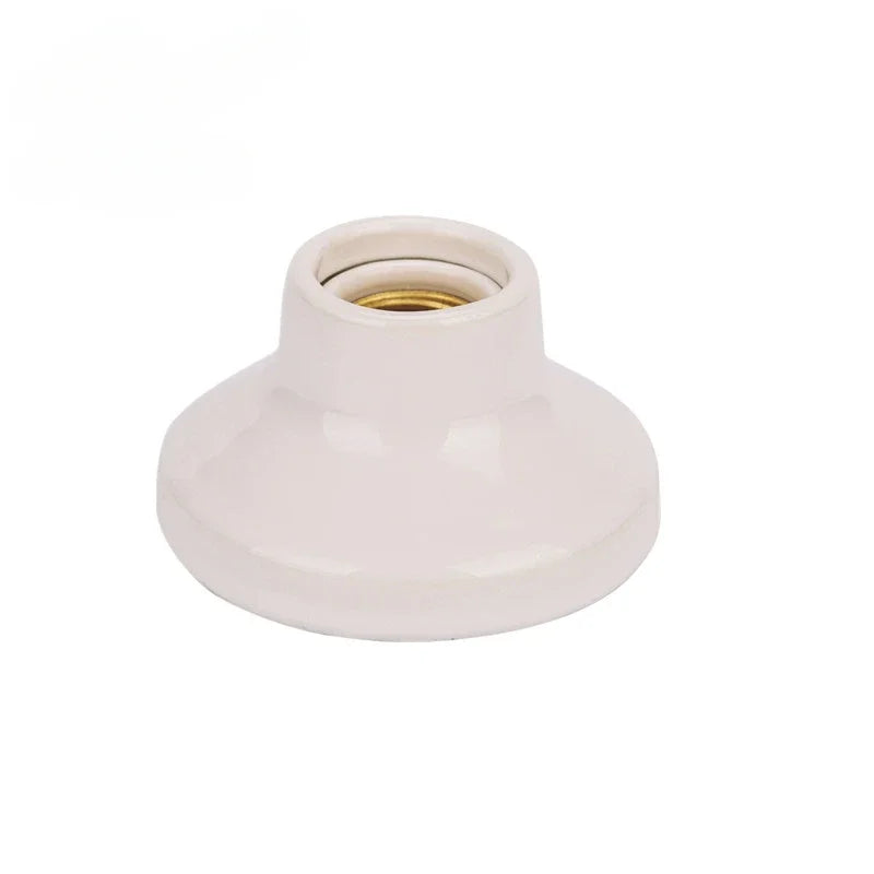 ampoule filament transparente vintage dorée base métal porcelaine e27 led support vis decoration