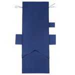 couverture chaise plage rose vif bleu marine uni moderne poches poignées adjustable polyester