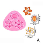 moules gâteau silicone rose doré motifs floraux couronnes cercles vintage baroque respectueux environnement