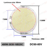 plaque led moderne blanc 6000k 300w 400w grille led fixations vis aluminium contemporainextérieur