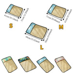 tapis rafraîchissant animal compagnie tissé géométrique moderne imperméable antidérapant oreiller sol chiens