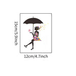 autocollants murals papillons colorés silhouette féerique chambre salon décoration murale stickers animés pvc