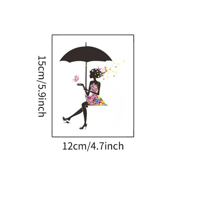 autocollants murals papillons colorés silhouette féerique chambre salon décoration murale stickers animés pvc