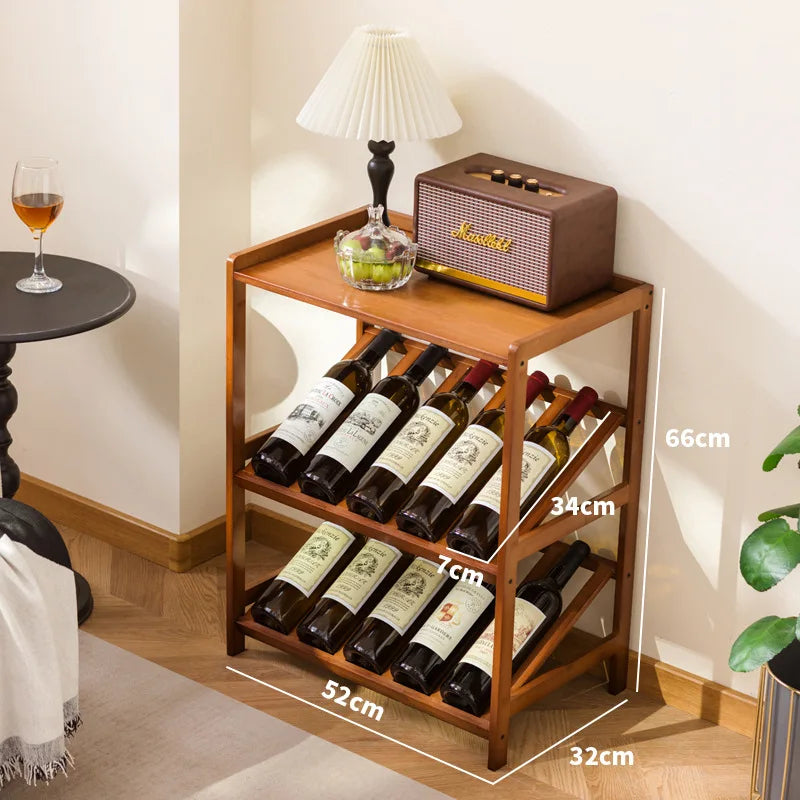 présentoir bouteilles vin bois naturel moderne étagères murales salon decoration meuble almacenamiento bouteilles vin