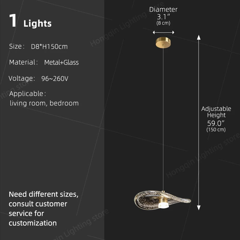 suspension lumineuse moderne pierre verre blanc doré led 4000k 3000k 6000k