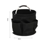 sac pliable noir rouge vert poches extérieures moderne pratique outils jardin jouets plage activités