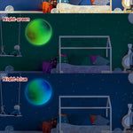 sticker mural lumineux lune étoiles bleu vert rose chambre enfants décoration maison moderne adhésif