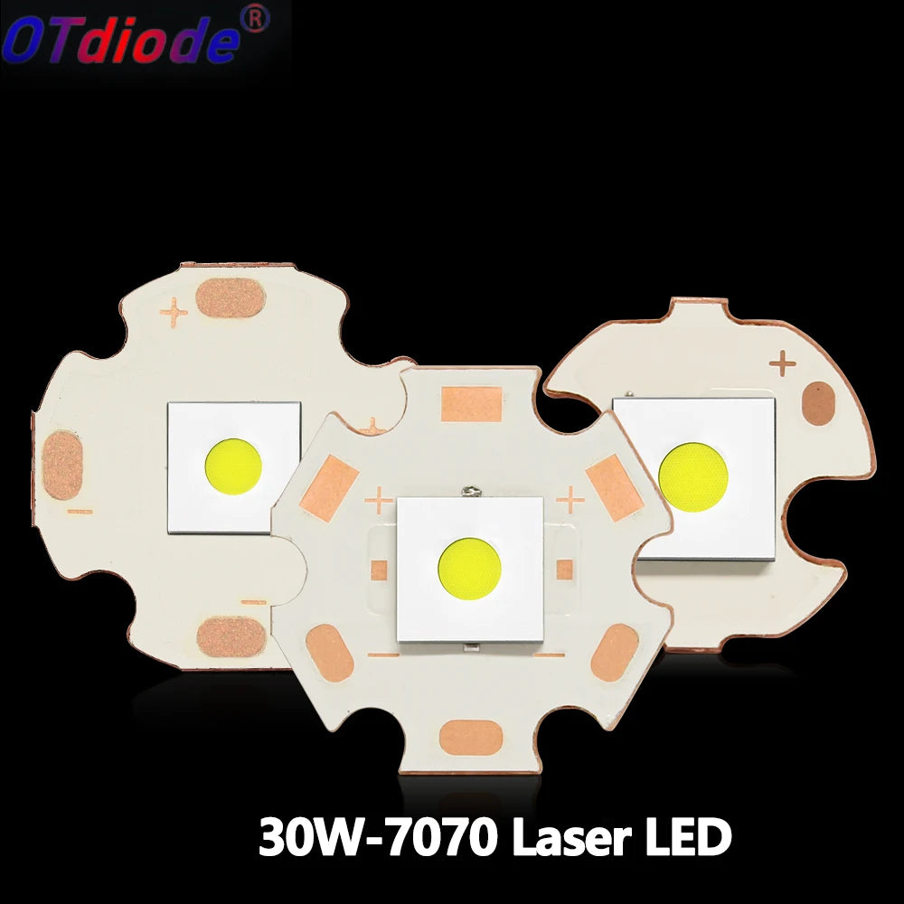 diode laser led blanc jaune motif rond pointillé moderne plaque cuivre 20mm 16mm 25mm
