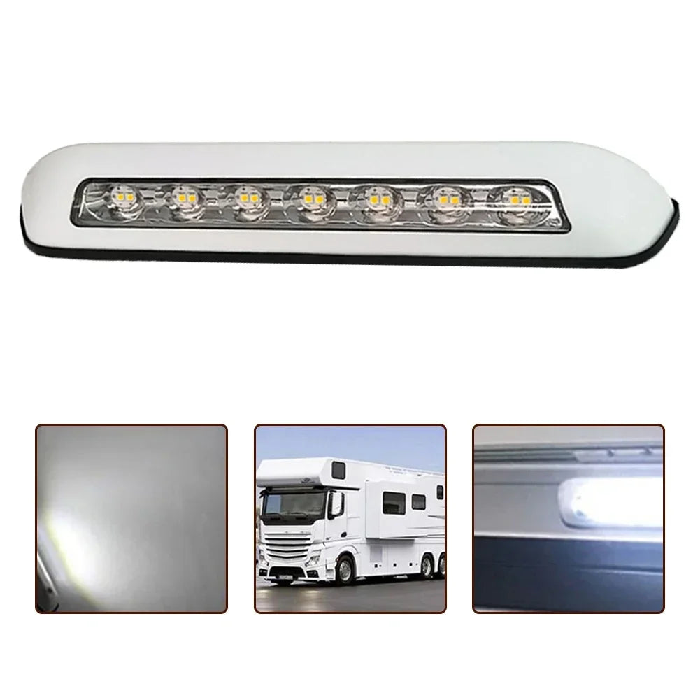 lampe led extérieure rv van camping ip67 12v 8w 10led moderne blanc