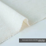 serviettes lingettes toile fine tissu respirant polyester beige clair blanc classique