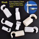 crochet blanc moderne fixations dimensions 7.9 8.5 12 13 15 15.3 16 19 mm