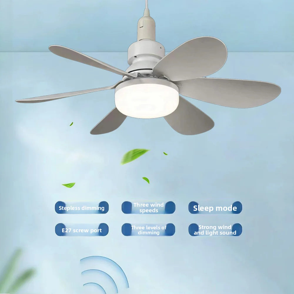 ventilateur lumière led 30w 40w blanc moderne télécommande éclairage salon