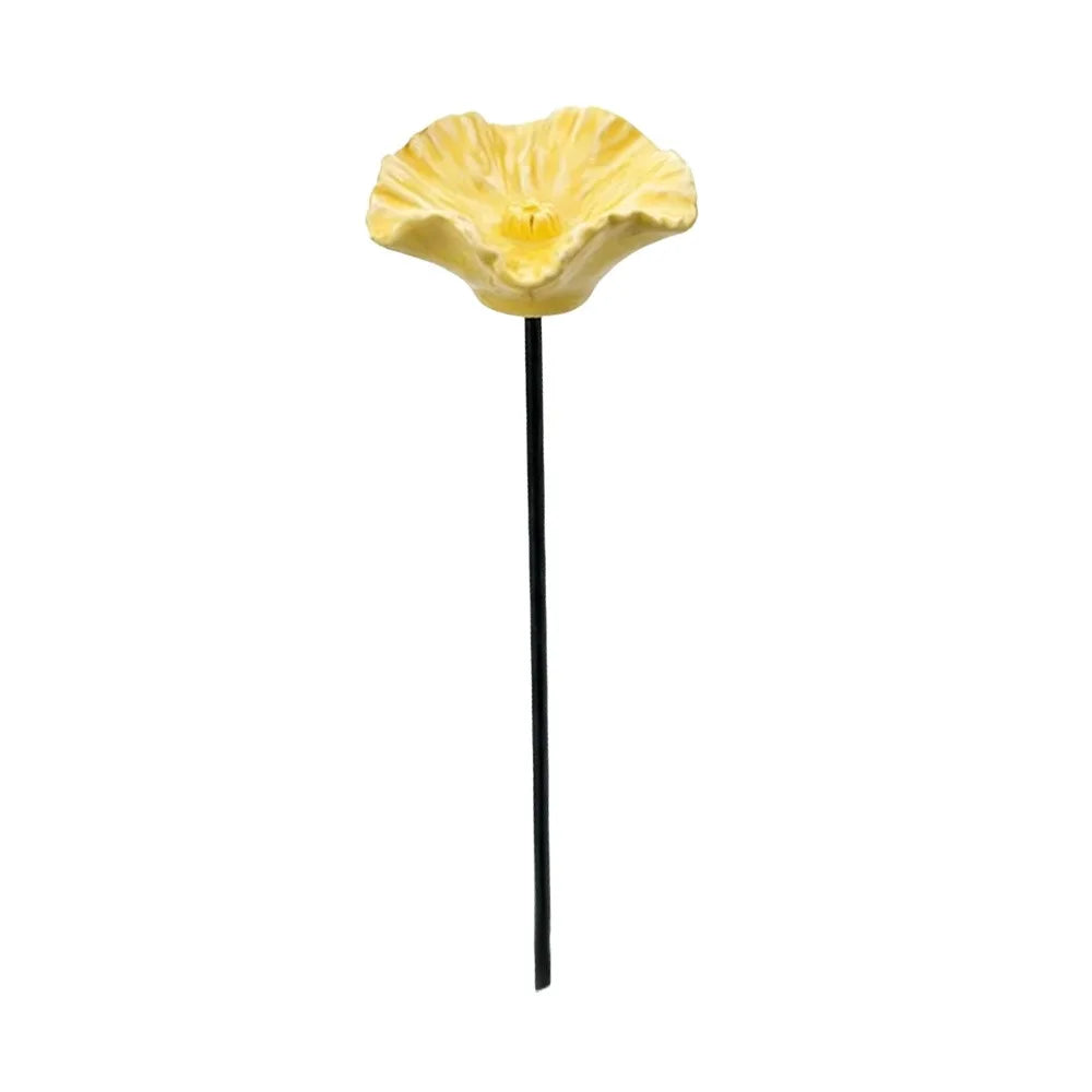 support fleurs moderne rouge orange jaune violet tringle pelle jardin cadran arrosageextérieur decorationjardin