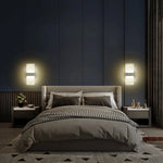 lampe murale moderne led 12w blanc noir or vis fixe chambre salon entrée cuisine