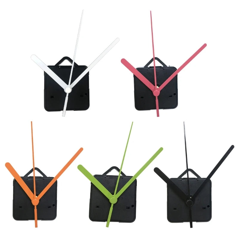 horloges murales quartz modernes aiguilles rondes noir rouge blanc vert
