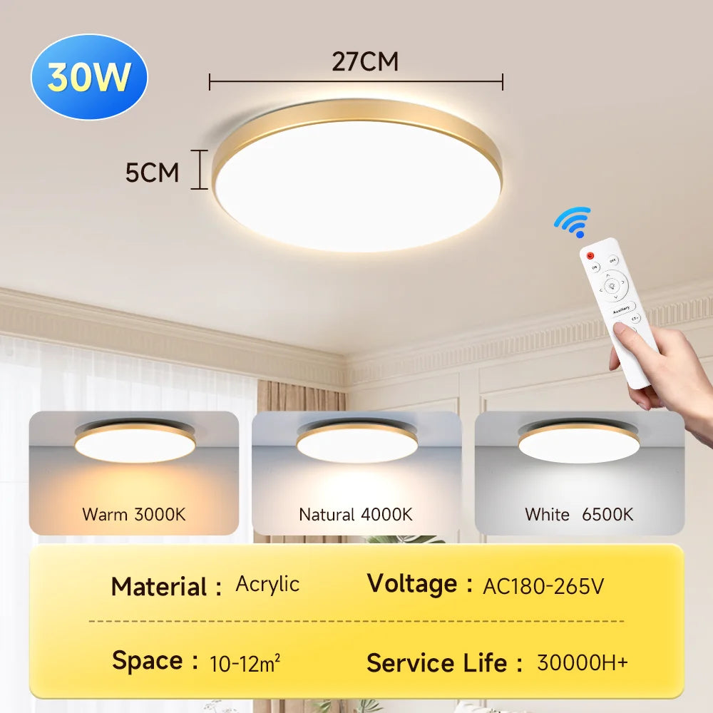 lampe led inteligente blanc moderne télécommande flux 249 2000w certifiée rohs ccc