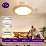 lampe bois grain moderne led 2000 82000 lumens facile toucher interrupteur