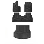tapis sol coffre voiture noir rayures verticales anti dérapant moderne fixations