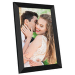 cadre photo numérique hd ips 10 pouces résolution 1280x800 noir blanc moderne pied incliné