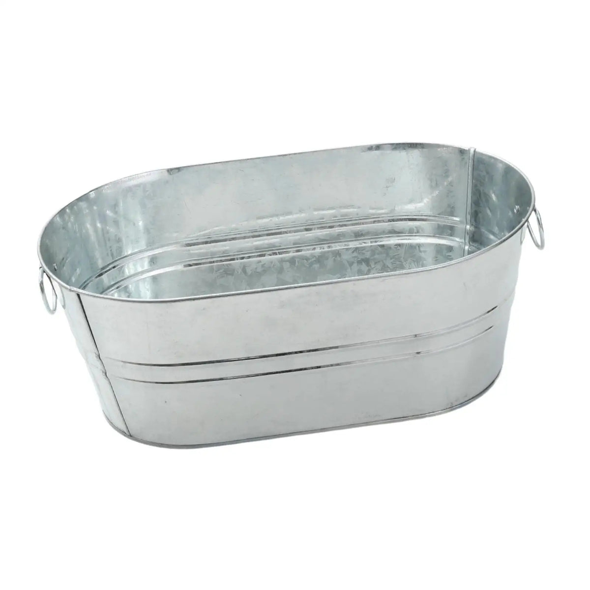 seau glace ovale métal argenté rustique bouteilles vin verres décorations noël fêtes boissons champagnes