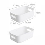 boîtes rangement blanc beige modernes empilables minimalistes bureaux placards multifonctions papier stylos cosmétiques serviettes