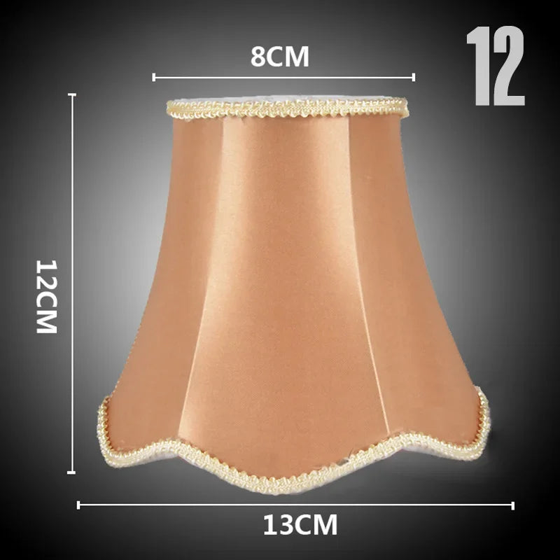 abat jour tissu broderie dorée vert clair rouge beige gris rose pâle classique tassel