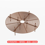 grille protection pot fleur marron clair moderne 19cm 30cm 52cm occlusion horizontal minimaliste
